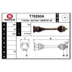 EAI Hnací hriadeľ T78260A