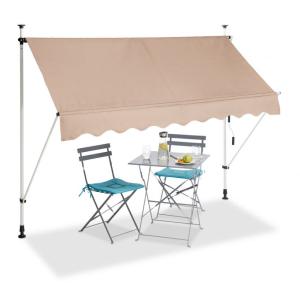 Balkónová markíza béžová 250cm, RD25723