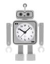 Budík JVD robot SRP2305.2, 16cm