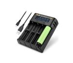 Nabíjačka batérií s LCD displejom pre 1-4x Li-Ion/Ni-MH