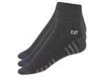 Caterpillar Pánske nízke pracovné ponožky, 3 páry (39/42, čierna)