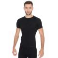 Brubeck Active Wool s krátkym rukávom Black - L