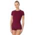Brubeck Active Wool s krátkym rukávom Plum - M