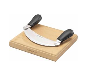 Cole&Mason Cole&Mason - Kuchynská doska na krájanie a kolískový nôž 21,5x51,5 cm buk