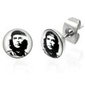 Oceľové náušnice Che Guevara 6.9 mm Z31.16
