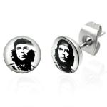 Oceľové náušnice Che Guevara 6.9 mm Z31.16