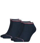 TOMMY HILFIGER - 2PACK Tommy original iconic navy členkové ponožky