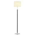 Stojacia lampa Pull, textilné tienidlo, 161 cm