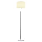 Stojacia lampa Pull, textilné tienidlo, 161 cm