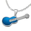 Prívesok z ocele GITARA - zirkóny R2.10