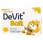 DEVIT Soft žuvacie tobolky s pomarančovou príchuťou 30 ks