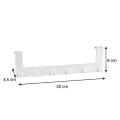 TESCOMA Lišta závesná s háčikmi 30cm FlexiSPACE