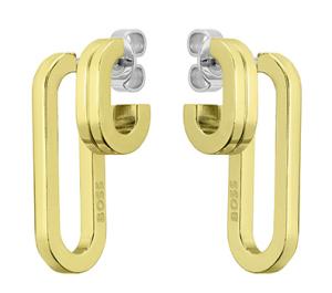 Hugo Boss Originálne pozlátené náušnice Hailey 1580325