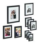 Sada 10 rámov na fotografie RD26980, čierna