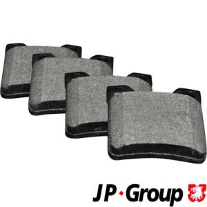 JP GROUP Sada brzdových platničiek kotúčovej brzdy 4163701410