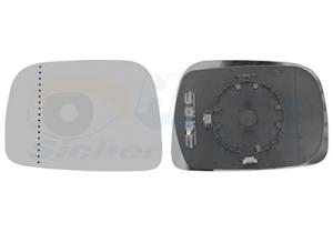 VAN WEZEL Sklo Vonkajšieho zrkadla 5923837