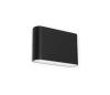 LED2 LED2 - LED Vonkajšie nástenné svietidlo FLAT 2xLED/3W/230V IP65 čierna
