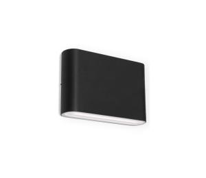 LED2 LED2 - LED Vonkajšie nástenné svietidlo FLAT 2xLED/3W/230V IP65 čierna