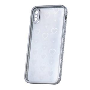 Puzdro Blink TPU iPhone X/XS - strieborné