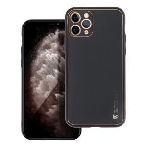 Puzdro Leather TPU iPhone 11 Pro - čierne