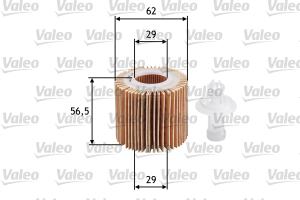 VALEO Olejový filter 586583