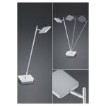 Stolová LED lampa Tim, CCT, svetlosivá