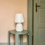 HAY Apollo stolová lampa zo skla, biela