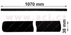 boční lišta předních dveří černá P ACI 5836424
