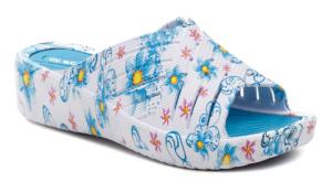 Scandi 280-0010-S1 bielo oranžové dámske plážovky - kopie EUR 36