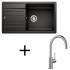 Blanco set Legra XL 6 S + Candor leštený nerez sivý vulkán