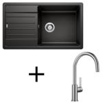 Blanco set Legra XL 6 S + Candor leštený nerez biela soft