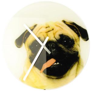 Nástenné hodiny Karlsson KA4602 Pes Leo 40cm