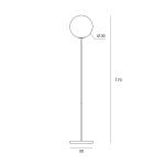 Stojacia lampa Jugen sivá 1-plameňová