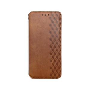Puzdro mobilNET Pattern Book Samsung Galaxy A12 - hnedé