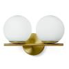 Nástenné svetlo Jugen, zlatá, 2-plameňové