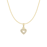 Náhrdelník zo žltého zlata Cute Heart
