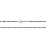 Dvojfarebná zlatá retiazka 1,8mm - 17cm ( náramok)