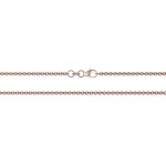 Retiazka z ružového zlata Anker 2,3 mm - 70 cm