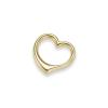 Srdce zo žltého zlata Modern heart