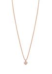 Rosato Pôvabný bronzový náhrdelník so srdiečkom Allegra RZAL020 (retiazka, prívesok)