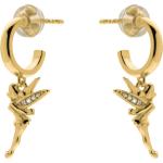 Disney Pozlátené dievčenské kruhové náušnice Víla Zvonilka ES00074YZWL.CS