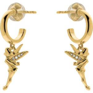 Disney Pozlátené dievčenské kruhové náušnice Víla Zvonilka ES00074YZWL.CS