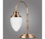 Kemar Kemar LSA25/M/RI - Stolná lampa RINAMA 1xE27/60W/230V mosadz