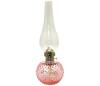 Floriánova huť Petrolejová lampa EMA 38 cm ružová