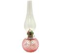 Floriánova huť Petrolejová lampa EMA 38 cm ružová