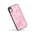 Puzdro s motívom iPhone 11, Mramor - ružové