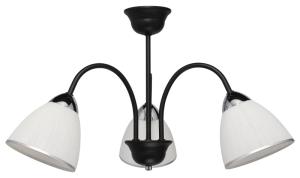 Závesné svietidlo Frida O3443 W3 CZA+CH čierna+chrom