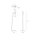 Stojacia lampa Graal