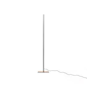 Stojacia LED lampa Lineal výška 180 cm nikel matná