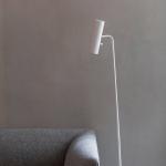 Stojacia lampa MIB 6 s objímkou GU10, biela